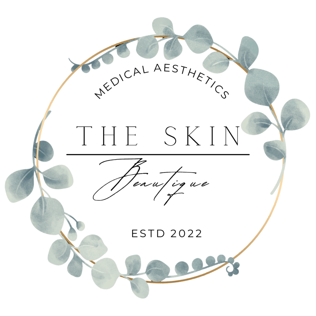 The Skin Beautique full logo with black text